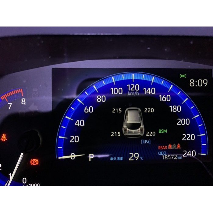 明耀汽車~豐田 COROLLA SPORT/ARUIS 專用儀表板胎壓顯示器(車美士部品)