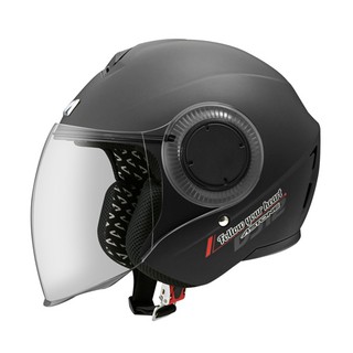 【ASTONE】DJ12 素色 (平光黑) 半罩式安全帽 3/4罩 三分之四罩 小帽體