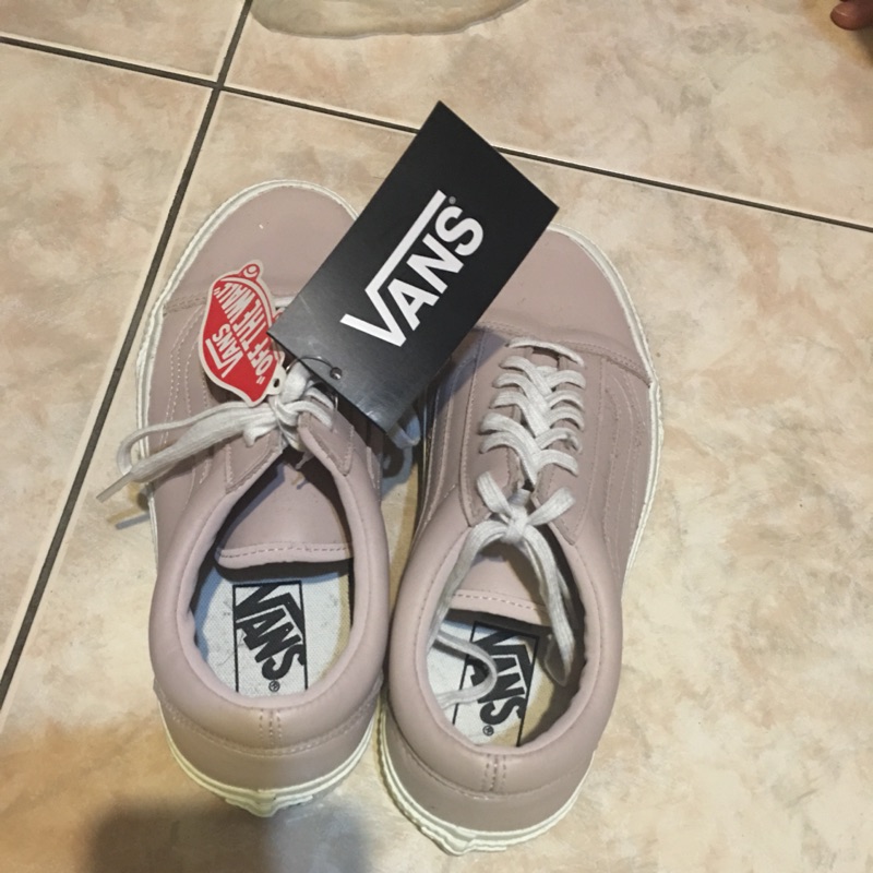 VANS 皮革鞋 Off The Wall 粉色