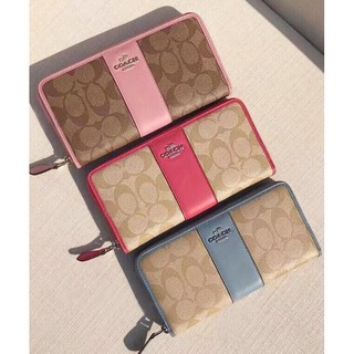 超美~Coach 54630 經典馬車LOGO百搭長夾~