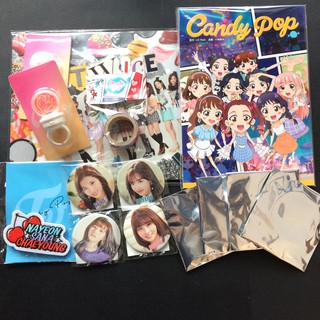 TWICE 日本 Candy Pop cafe / 擊掌會 / 戒指手燈/ 別針/紙膠帶/徽章/漫畫書/手環 周邊 通販