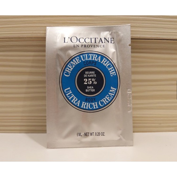 L'OCCITANE 歐舒丹乳油木護手霜3ml / 乳油木保濕身體霜6ml