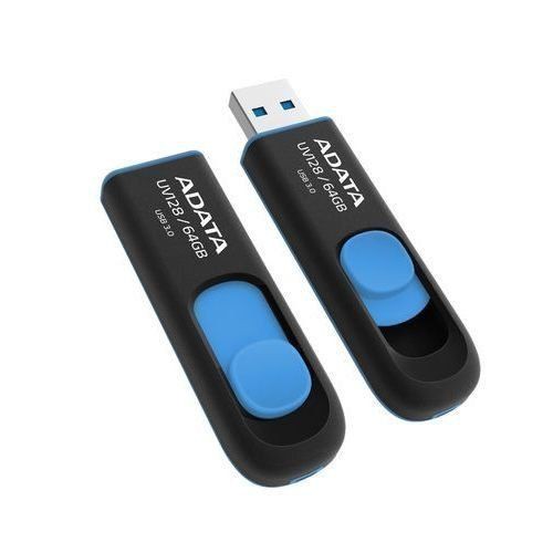 威剛 UV128 64G USB3.1高速隨身碟(黑藍)