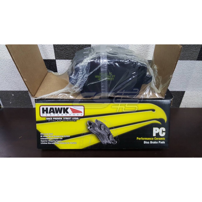 美國授權販售 HAWK PC AUDI A4 2.0t Q5 S5 後 來令片 陶瓷 HB642Z658