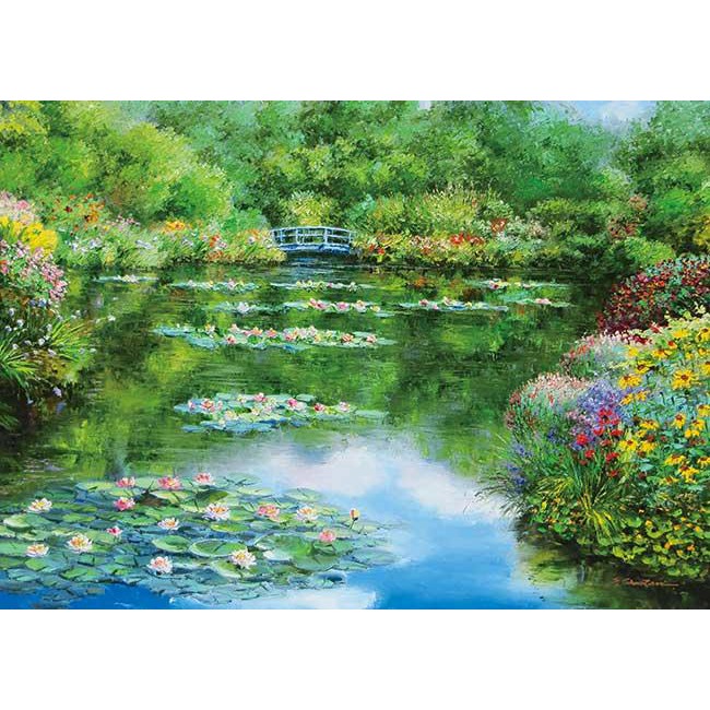 500-257 500片日本進口拼圖  繪畫風景  莫內式花園 Sam Park
