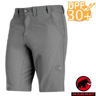 【MAMMUT 長毛象】 男彈性透氣休閒運動短褲Hiking Shorts/ 鈦金灰 11220