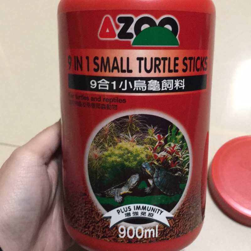 二手 Azoo 九合一烏龜飼料 澤龜 900ml 無悔飼料 prodac博達克烏龜蝦子飼料