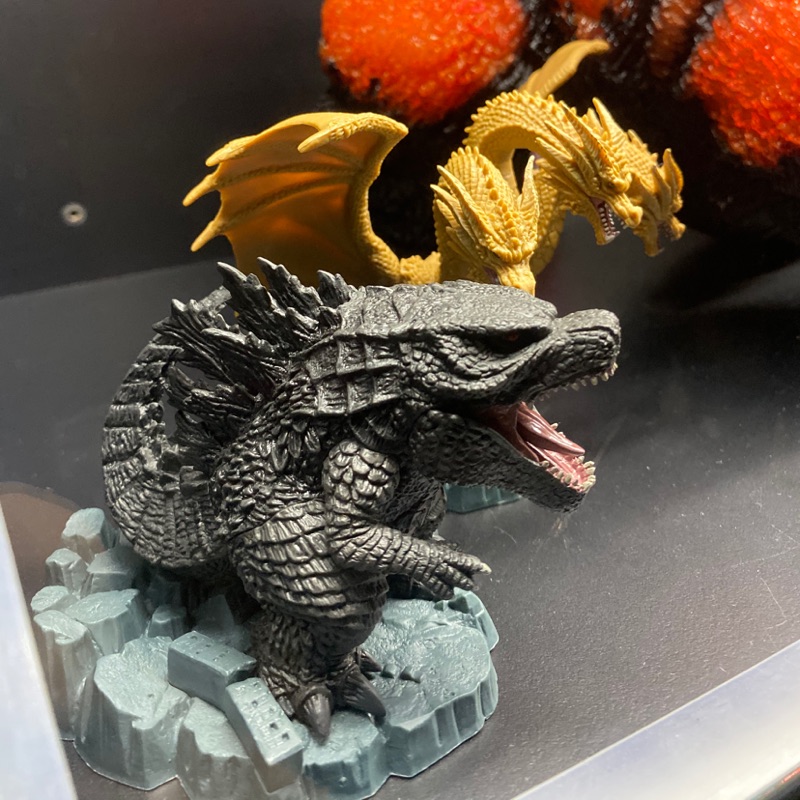 哥吉拉+基多拉 景品 GODZILLA 電影版 非 xplus 紅蓮 巨大