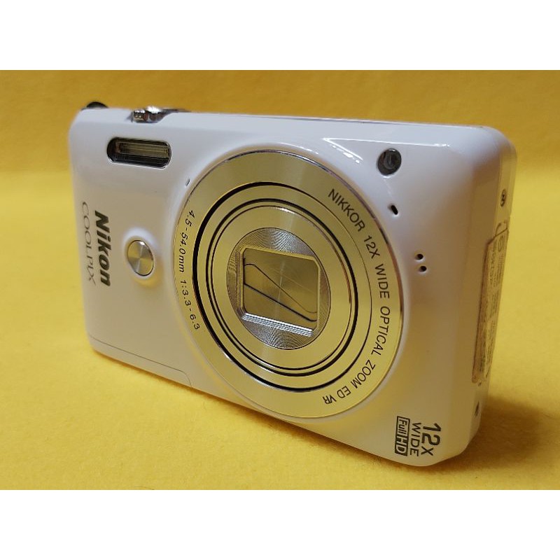 二手微單眼相機/Nikon Coolpix S6900/約9.5成新/白色