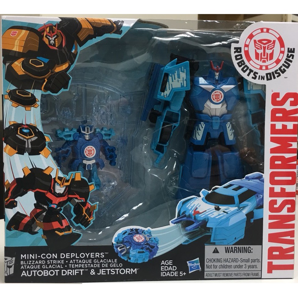 變形金剛 微小金剛發射人物組 AUTOBOT DRIFT & JETSTORM