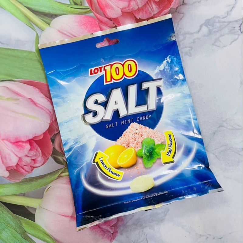 馬來西亞產 一百份紅岩鹽檸檬糖(薄荷風味）140g    多款供選