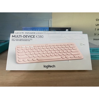 免運 Logitech 羅技 K380 跨平臺藍牙鍵盤 玫瑰粉 珍珠白