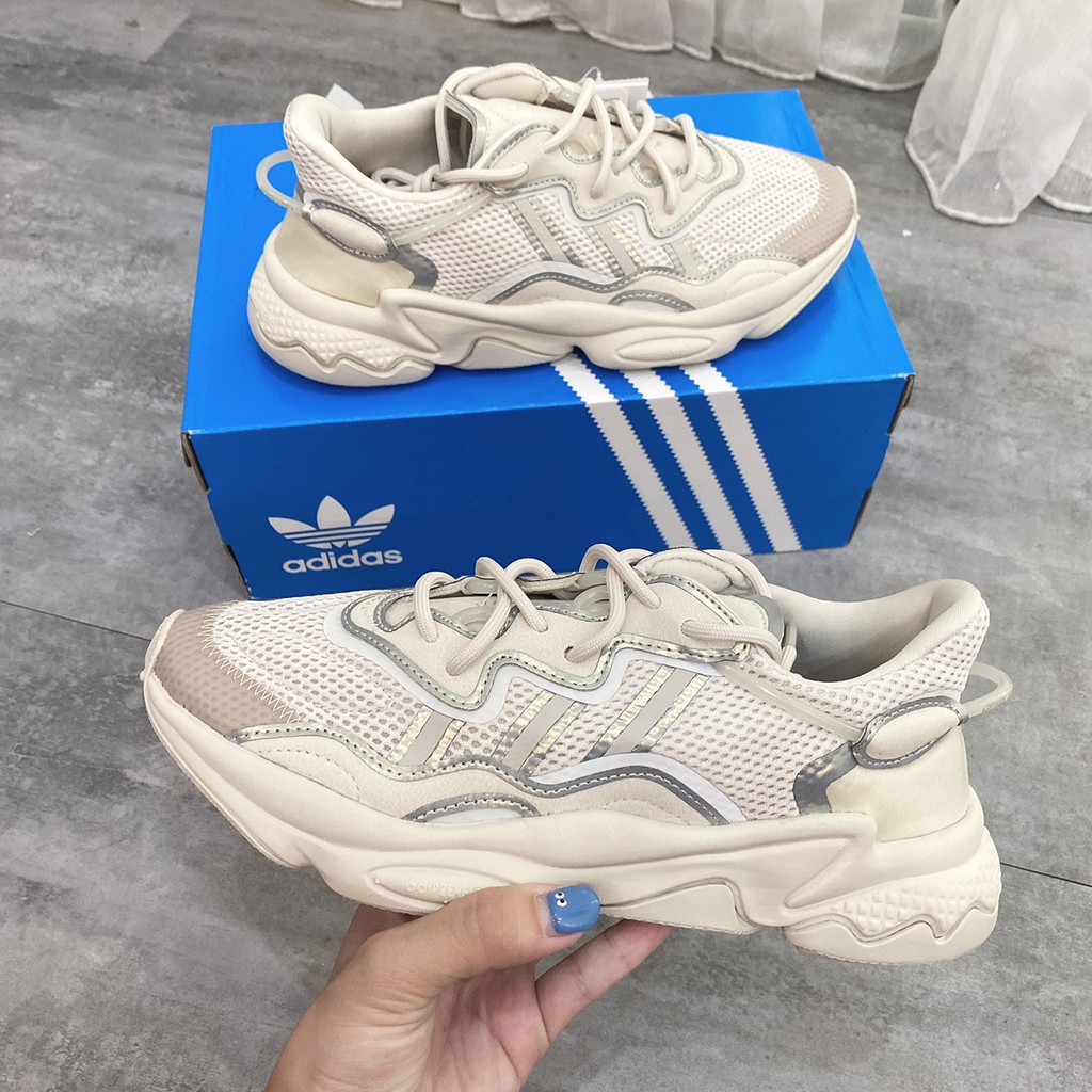 Adidas Ozweego 奶油杏色韓國限定 蝦皮 Line購物
