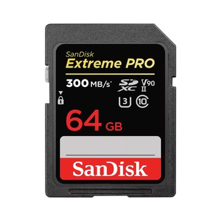 Sandisk Extreme PRO 64GB SDXC UHS-II V90 300MB/s 64G 增你強公司
