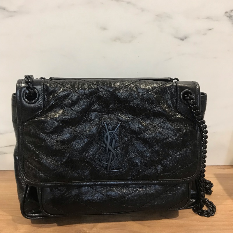 已售！ YSL 聖羅蘭 Niki 包 黑鍊 Saint Laurent