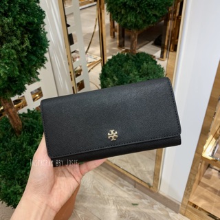 【預購】美國代購 Tory Burch TB 春夏新品 防刮皮革 信封 掀蓋 長夾