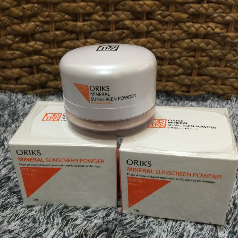 ORIKS柔礦防曬蜜粉撲 SPF50+/PA+++