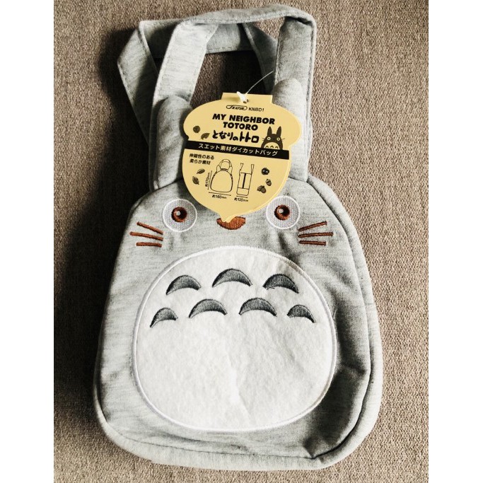 全新日本現貨正貨 宮崎駿 龍貓Totoro造型可愛手提小包 小提袋 午餐袋 收納袋
