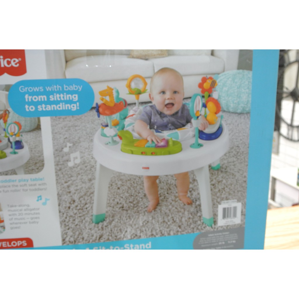 fisher price 2 in 1 sit to stand age