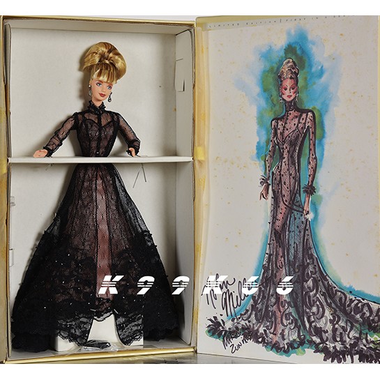 【經典收藏型芭比娃娃 ● 絕版品】限量款 羅蘭米勒 ~ Nolan Miller Barbie Doll ~