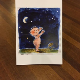 耶穌系列 Abba Here I am 明信片/卡片/賀卡/聖誕卡/生日卡/萬用卡 基督教禮品 蘇妃小鋪