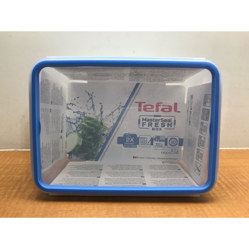 全新現貨!!cp值最高【法國特福Tefal】 MasterSeal 無縫膠圈3.7/5.4L PP保鮮盒