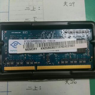筆電記憶體 雙面 DDR3 1333 2g