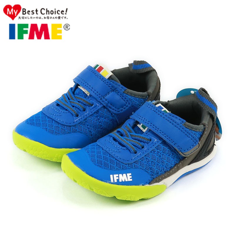 童鞋/正品日本IFME兒童透氣機能鞋(IF22-770786)灰藍15-19公分