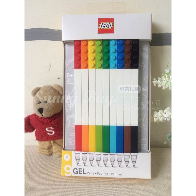 【Sunny Buy 玩具館】LEGO Gel Pen Set gel筆 9種顏色 原子筆