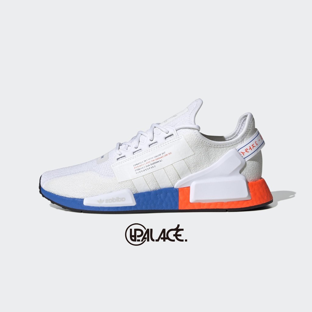 【ADIDAS】NMD_R1 V2 白橘藍 休閒鞋 運動鞋 男款 FX3949(palace store)