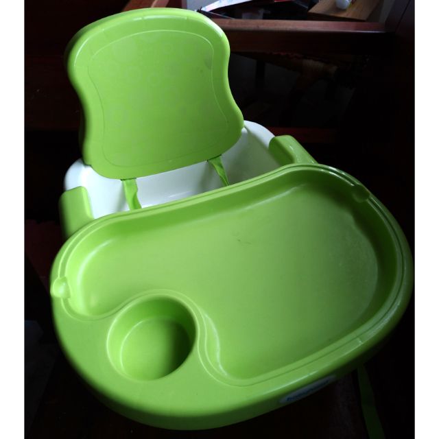 [二手]Babyhood兒童折疊餐椅，可攜帶(綠色)原價960，二手只賣299
