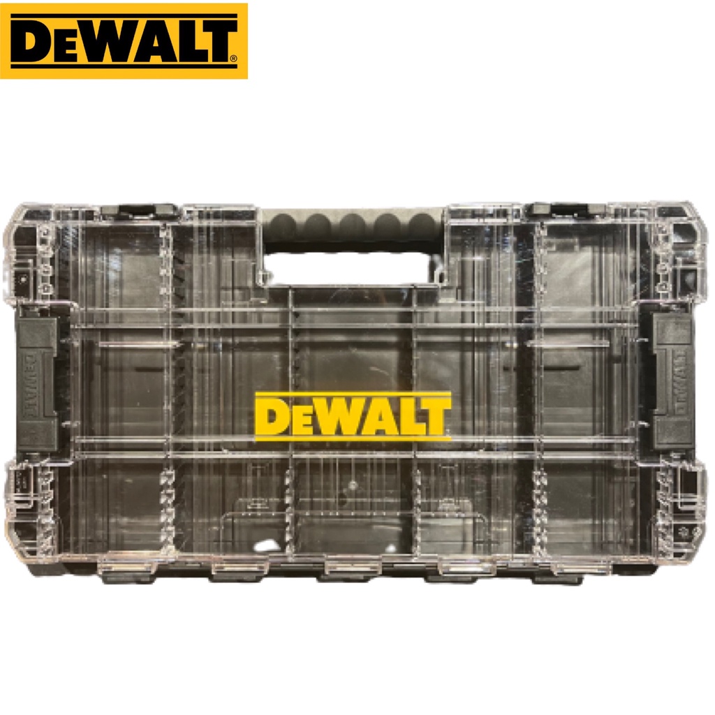 得偉黑DEWALT 特大分隔收納盒 TOUGH CASE 系列 零件盒 收納盒 工具箱 鑽頭 起子收納盒 軍刀收納批頭盒