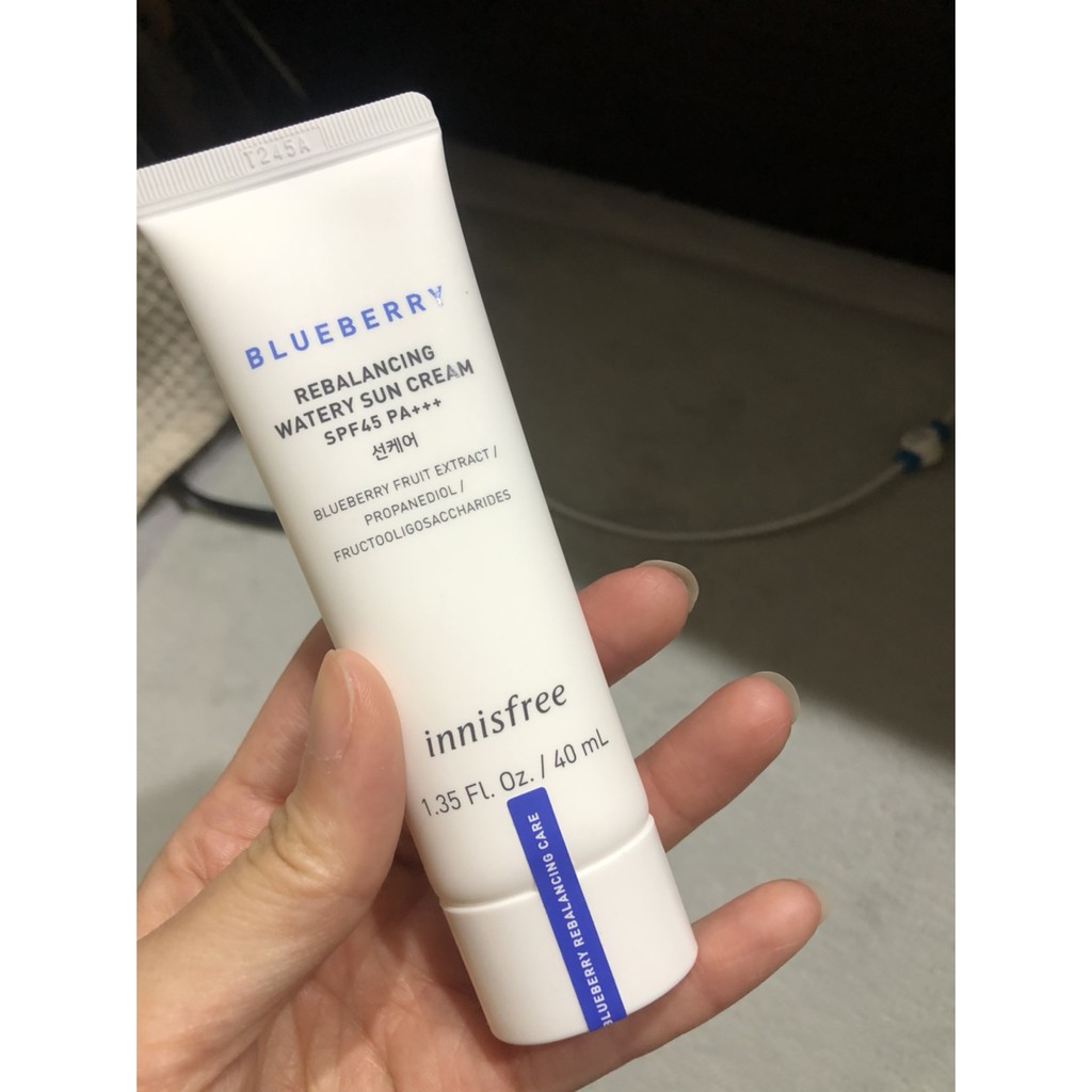 innisfree 藍莓水感防曬霜 SPF45 PA+++ 40ml 藍莓系列 blueberry