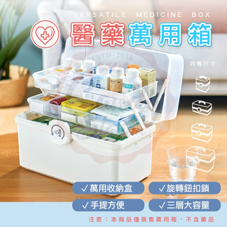【臺灣現貨】醫藥箱 藥箱 家庭醫療急救藥品箱 醫護收納盒 手提藥箱 家用醫藥箱 醫藥收納箱