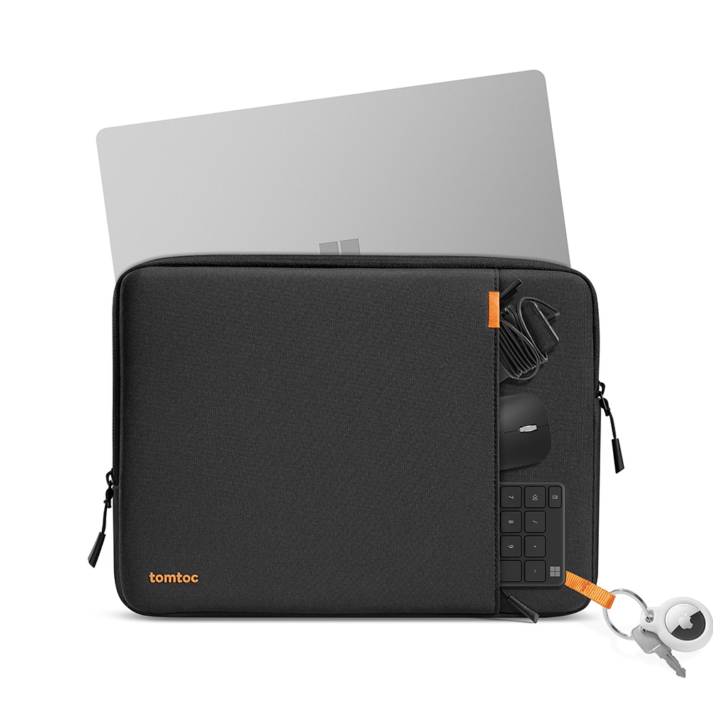 tomtoc 360° 完全防護 黑,筆電包,適用 MacBook Neo/Air/Pro 13/14/15/16吋
