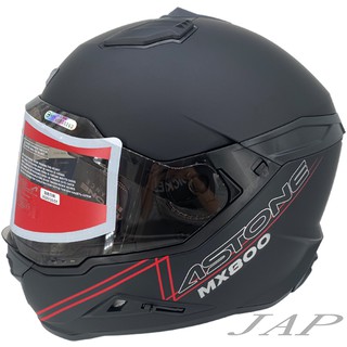 ASTONE MX800 BF5 素色 平光黑 全罩式 多功能 快拆式安全帽