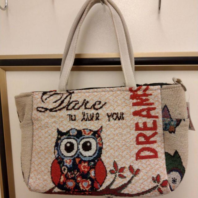 多款經典刺繡圖騰貓頭鷹手提包/側背包/後背包/收納包