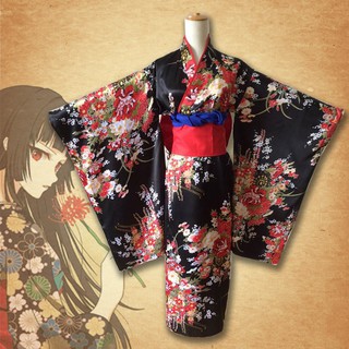 春日宴 現貨實拍速運 日本和服新款正統和服日式和風居家浴衣睡袍動漫cos 聖誕萬聖節元旦演出服角色扮演女款振袖 蝦皮購物