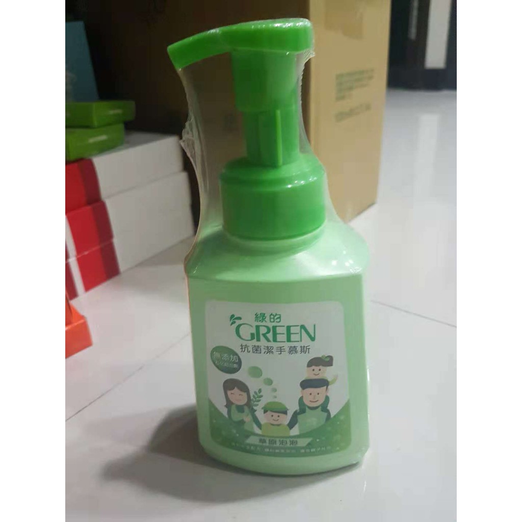 綠的GREEN 抗菌潔手慕斯-草原泡泡 500ml