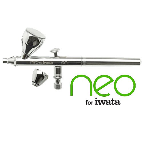 ⭐強化版⭐【詠揚模型玩具店】岩田 iwata NEO 0.35mm口徑雙動式 噴筆 噴槍美術 彩繪 模型 噴漆 指甲