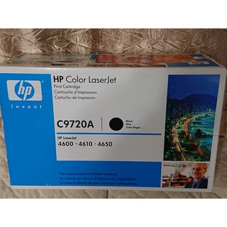 HP原廠黑色碳粉匣C9720A (公司貨全新未拆)