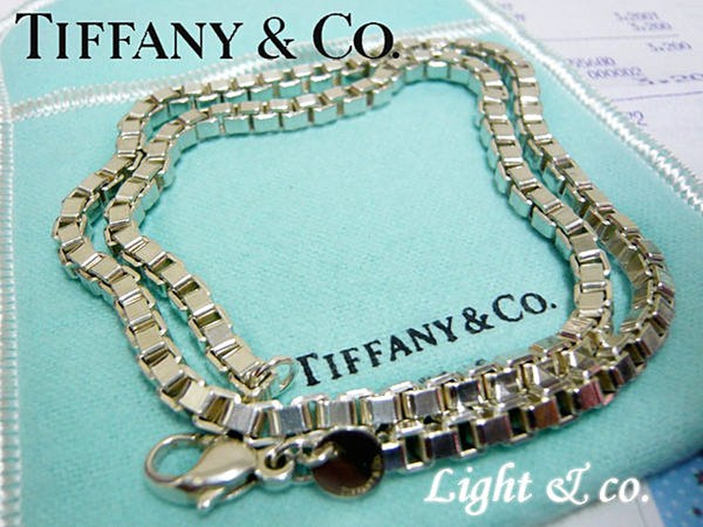 【Light &amp; co.】專櫃真品 Tiffany &amp; Co 925純銀 Vnentian Link 威尼斯 項鍊