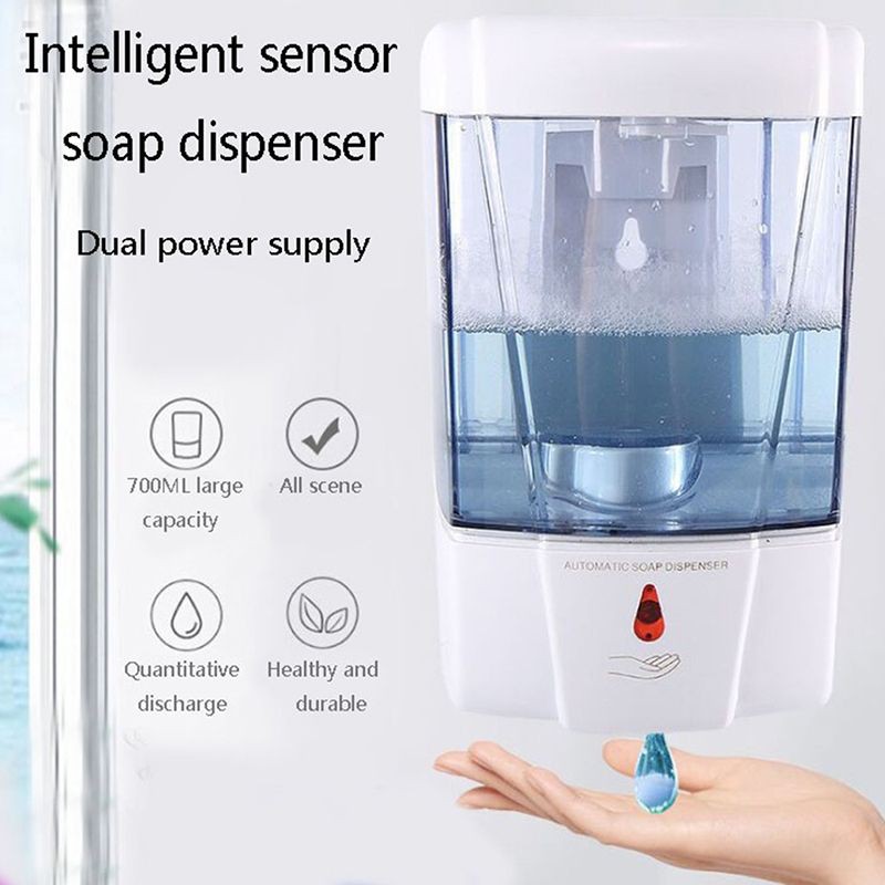 浴室無接觸式自動感應滴液皂液機700ML