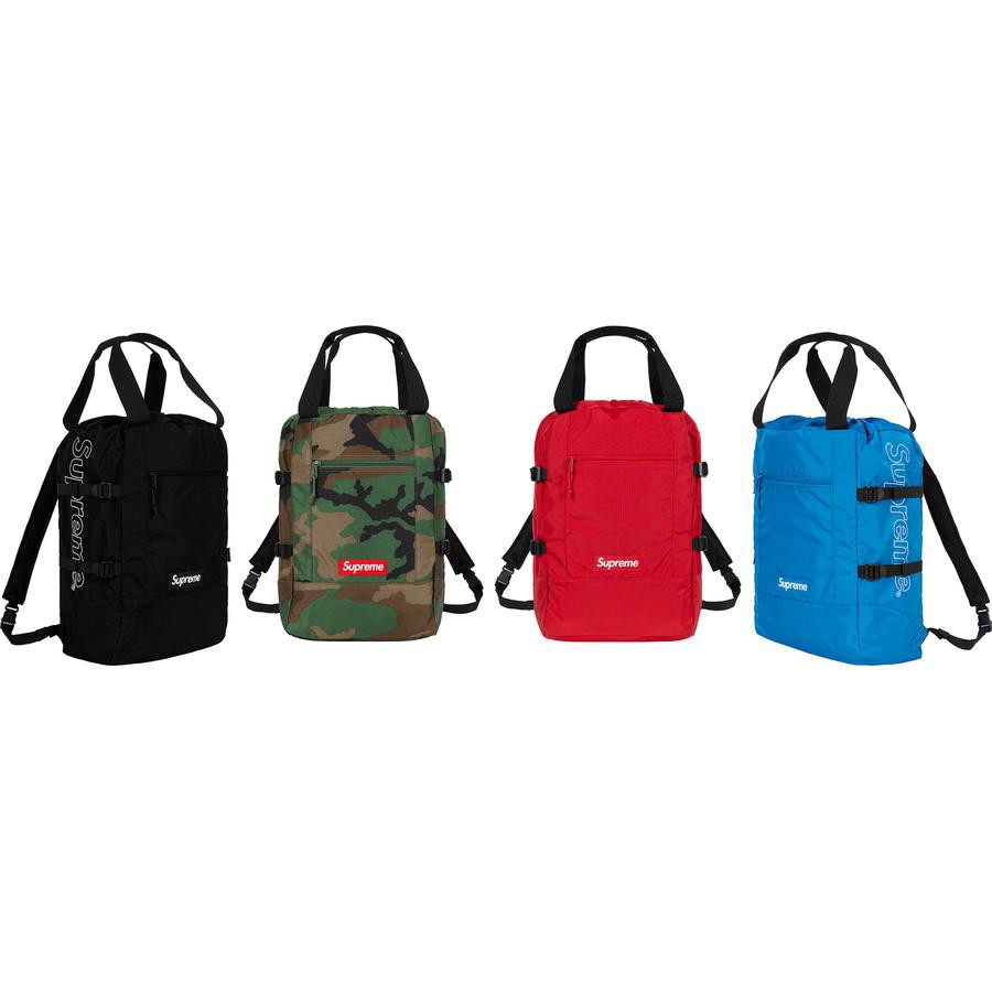 red supreme backpack ss19