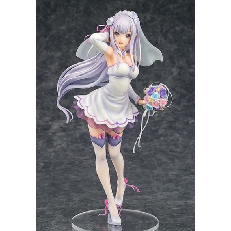 Phat! Re:從零開始的異世界生活 愛蜜莉雅 結婚禮服 1/7 PVC 完成品 艾蜜莉雅 婚紗 Re0