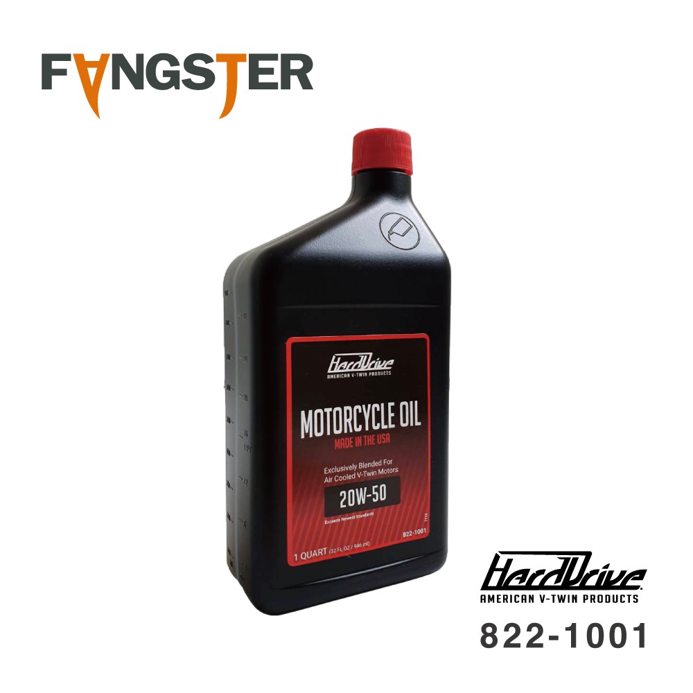 【FANGSTER】HardDrive 引擎機油 20W50 Engine Oil 822-1001 USA