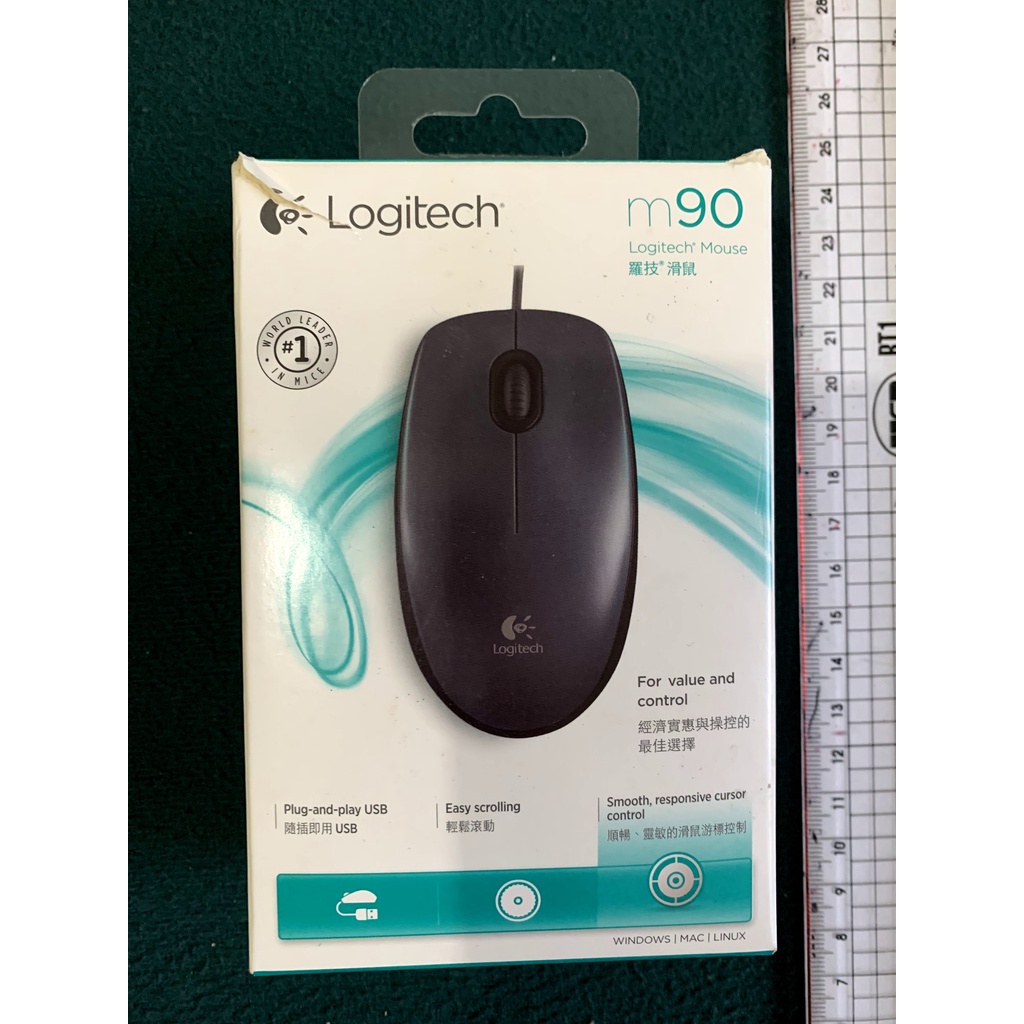 羅技Logitech M90有線滑鼠