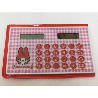 早期商品/美樂蒂/My Melody/三麗鷗/1997/計算機 紅頭 雞蛋花 絕版