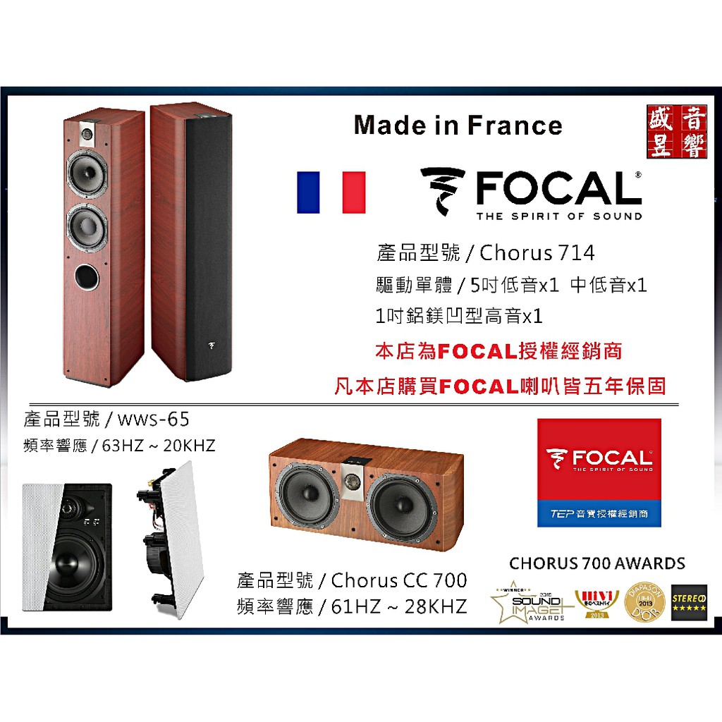 focal jmlab chorus 714