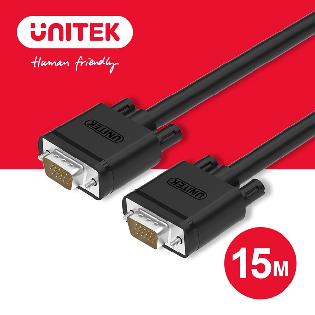 UNITEK VGA高畫質傳輸線 公對公 15M(Y-C507G)